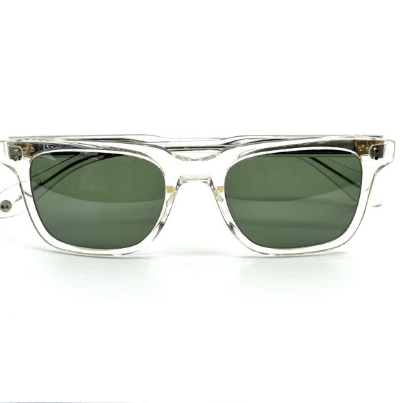 Garrett Leight GLCO Palladium Color Crystal Sunglasses New Unisex - Picture 2 of 6